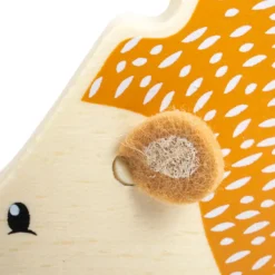 Hérisson à pousser en bois