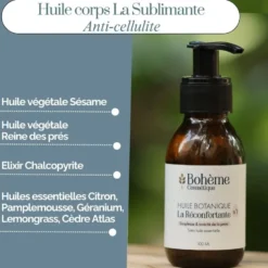 Huile corps bio la sublimante
