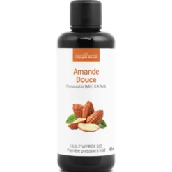 Huile d'amande douce bio - 100ml - fraîcheur garantie oxycert® - vierge & de 1??