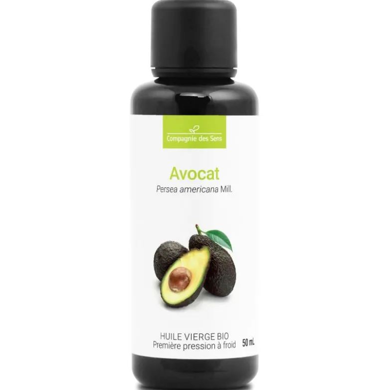 Huile d'avocat bio - 50ml - fraîcheur garantie oxycert® - vierge & de 1?? pressi