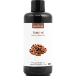 Huile de souchet bio - 200ml - fraîcheur garantie oxycert® - vierge & de 1?? pre