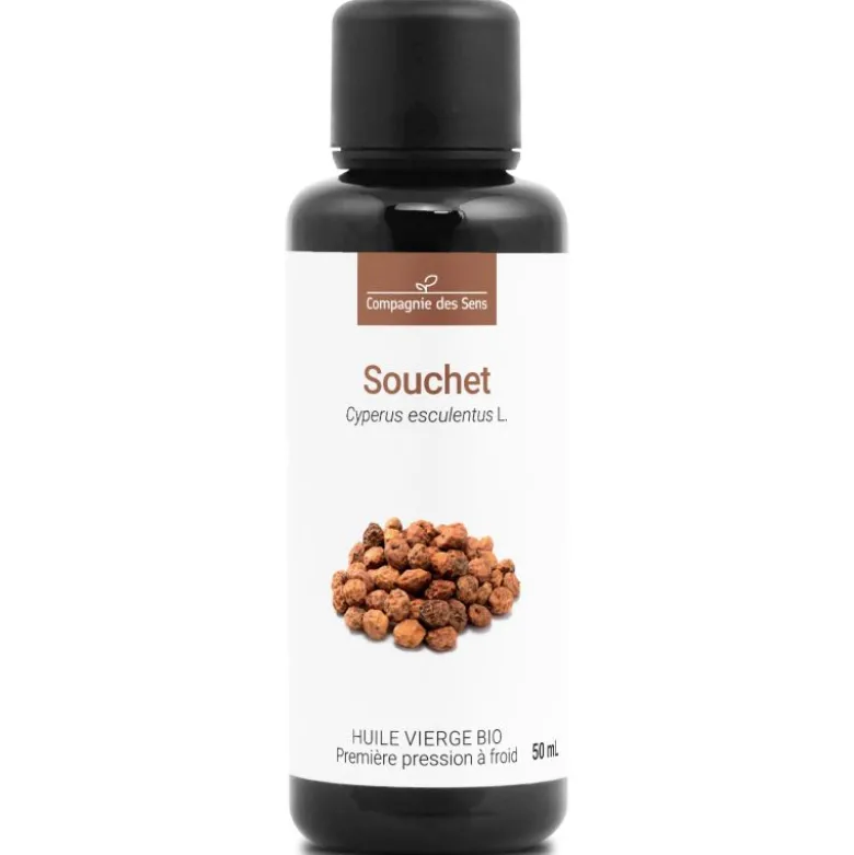 Huile de souchet bio - 50ml - fraîcheur garantie oxycert® - vierge & de 1?? pres