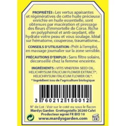 Huile d'immortelle corse 50ml