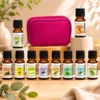 10 huiles essentielles 100% naturelles + une trousse de rangement offerte