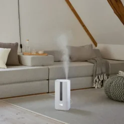 Humidificateur avec lampe uv oliver blan