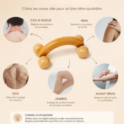 Idée cadeau fête des pères : pack massage, pierres chaudes & aromathérapie