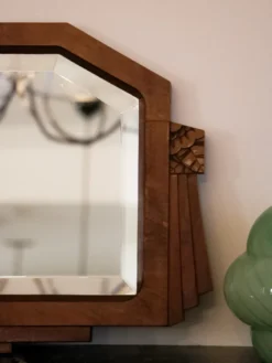 Igor, le miroir art déco en bois n°911