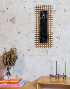 Igor, le miroir en rotin n°730