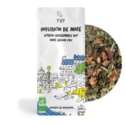 Infusion de maté - citron gingembre bio