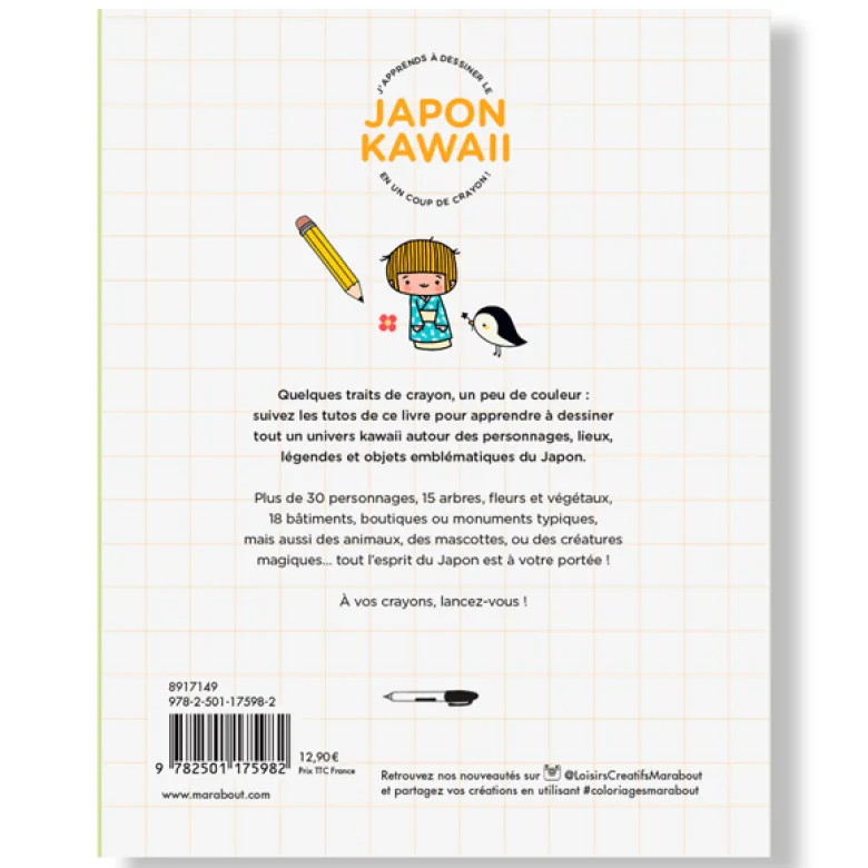 J'apprends à dessiner le Japon kawaii