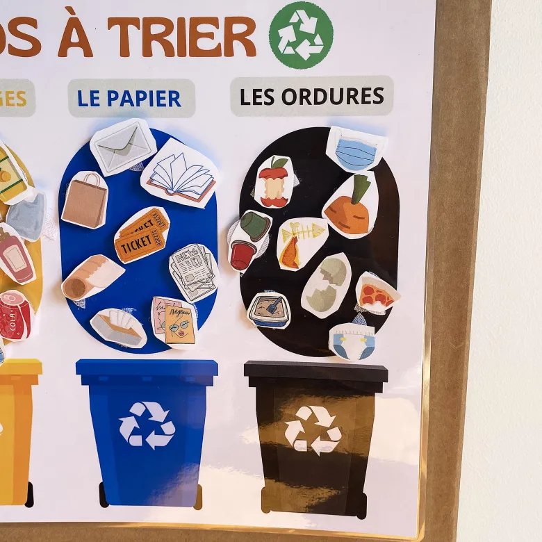 J’apprends à trier mes déchets