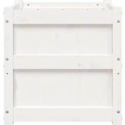 Jardinière bac lit surélevé plantes fleurs terrasse 50 x 50 x 50 cm bois marron