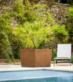 Jardinière big en acier corten