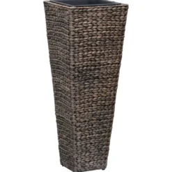 Jardinière lit surélevé plantes fleurs jardin 3 30 x 30 x 80 cm marron