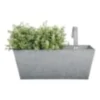 Jardinière zinc avec accroche