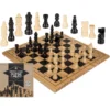 Jeu d'échec en bois grand modèle