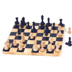Jeu d'échecs en bois premium