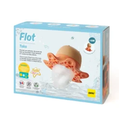 Jeu de bain éco-responsable poulpe