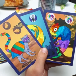 Jeu de carte a créer animaux incroyables