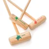 Jeu de croquet des familles en bois