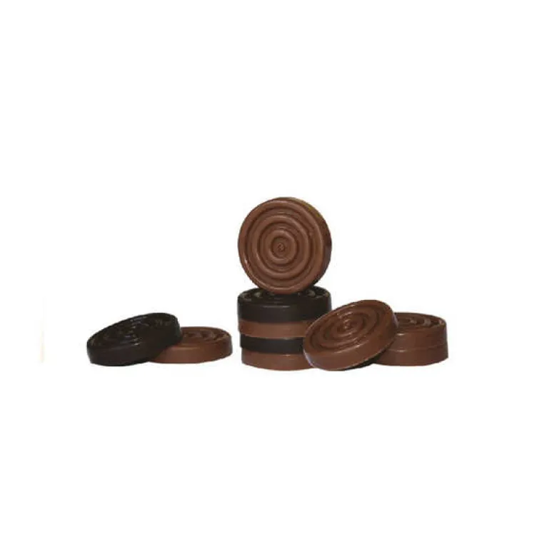 Jeu de dames en chocolat
