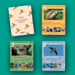 Jeu de 7 familles, les animaux rigolos