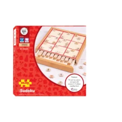 Jeu de sudoku en bois