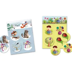 Jeu éducatif +2y loto 4 saisons djeco