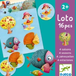 Jeu éducatif +2y loto 4 saisons djeco