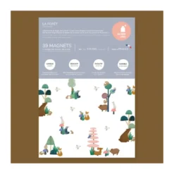 Jeu magnétique animaux forêt