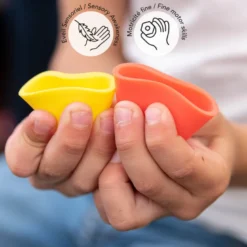 Jeu sensoriel en silicone piks kit cônes
