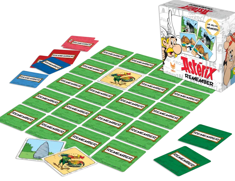 Jeux de société - asterix - remember challenge