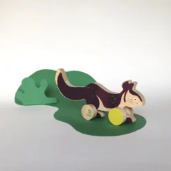Jouet animal en bois l'écureuil géant