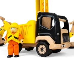 Jouet camion benne en bois