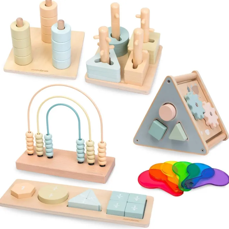 Jouet d'activité montessori bois 2-3 ans