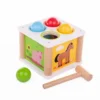 Jouet de boule de claquette en bois