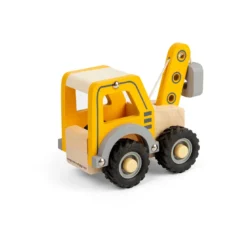 Jouet de camion-grue en bois