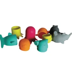 Jouets de bain en silicone büddies