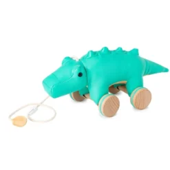 Jouet à tirer, achille le crocodile