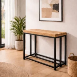 Kama table extensible 10-12 personnes effet bois 300cm