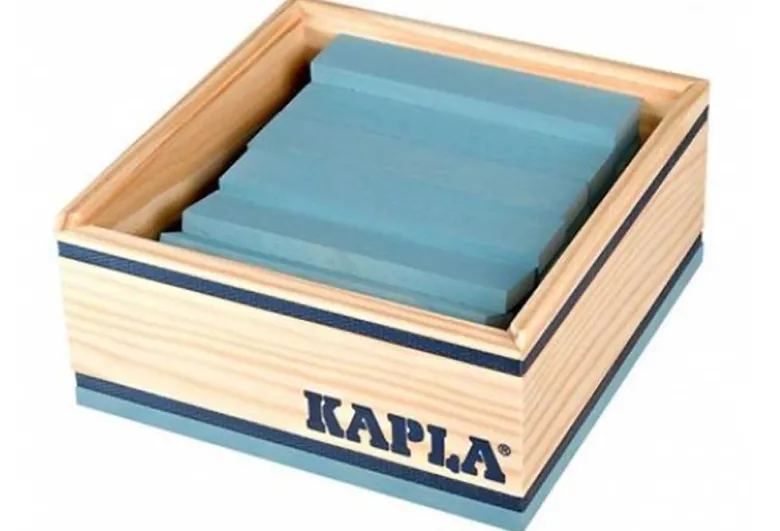 Kapla bleus clair - les carrés couleurs