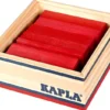 Kapla rouges - les carrés couleurs