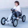 Kart à pédales enfant hypermotion evoque 5+ ans roues gonflables 50 kg