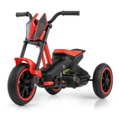 Kart à pédales rider rouge noir