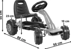 Karts enfant voiture à pédales 2 freins