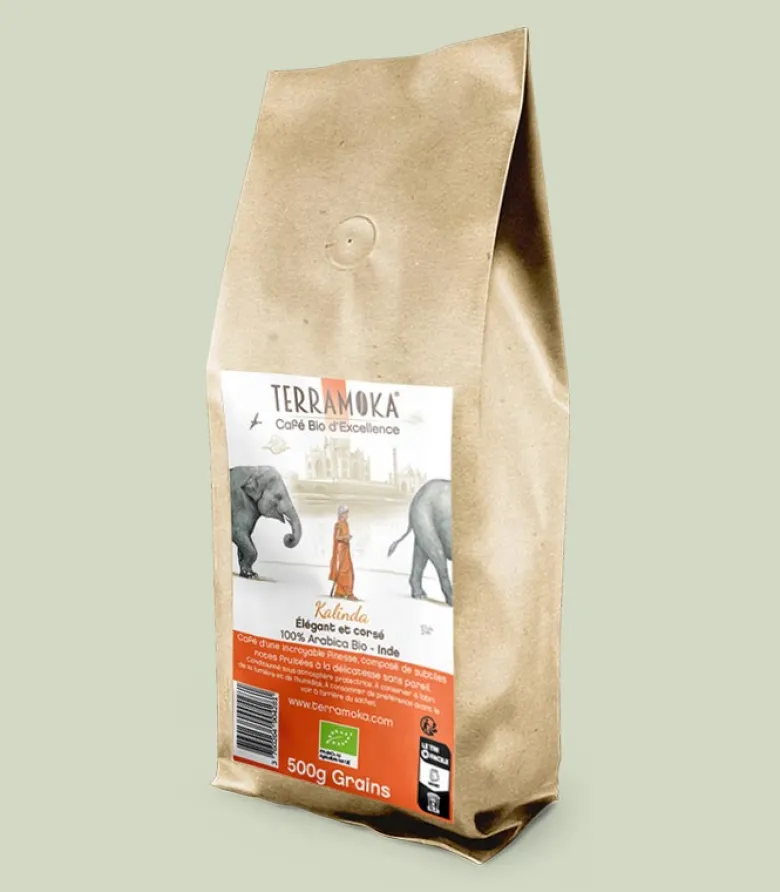 1 kg de café grain bio du brésil et du mexique