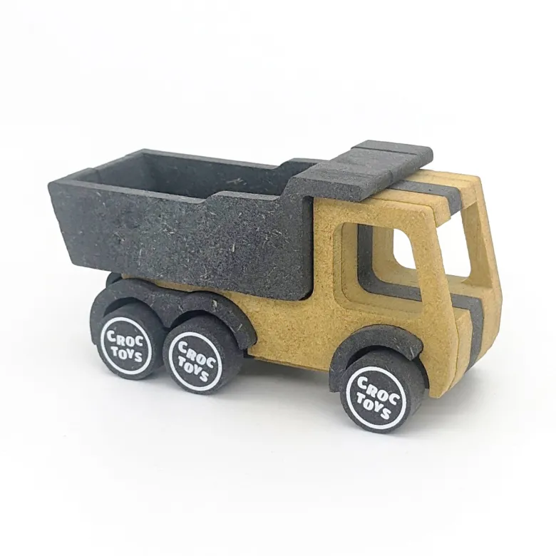 Kit camion benne en bois coloré