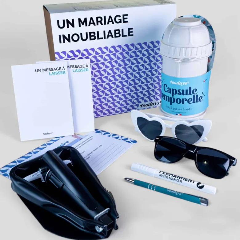 Kit capsule temporelle spécial mariage