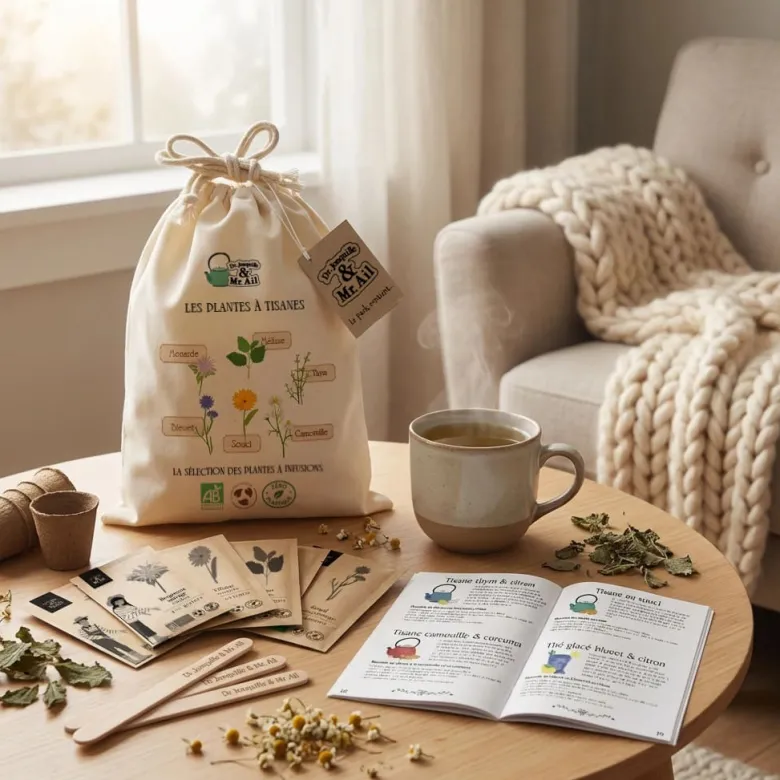 Kit de graines bio - les plantes à tisanes