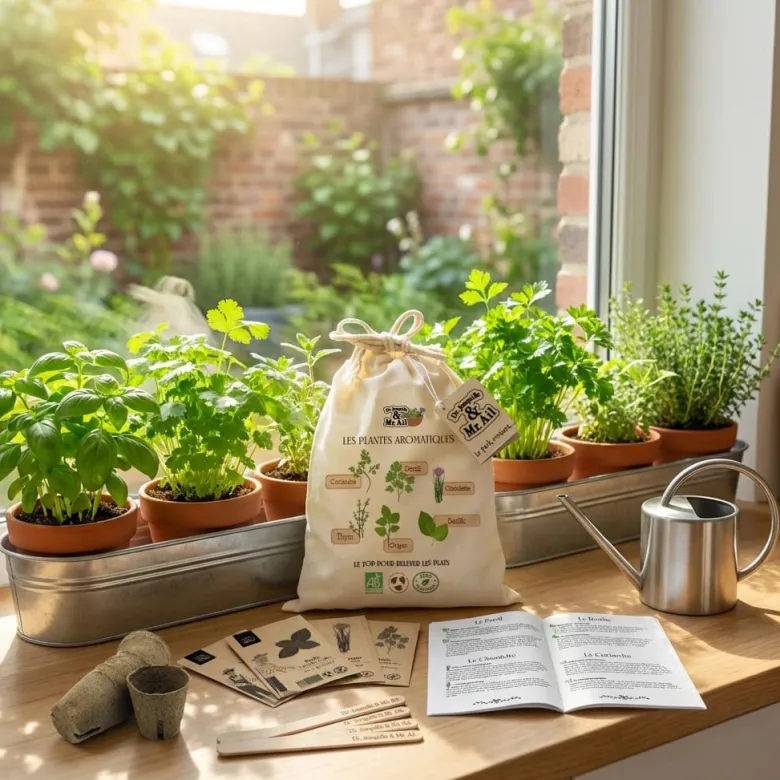 Kit de graines bio - les plantes aromatiques